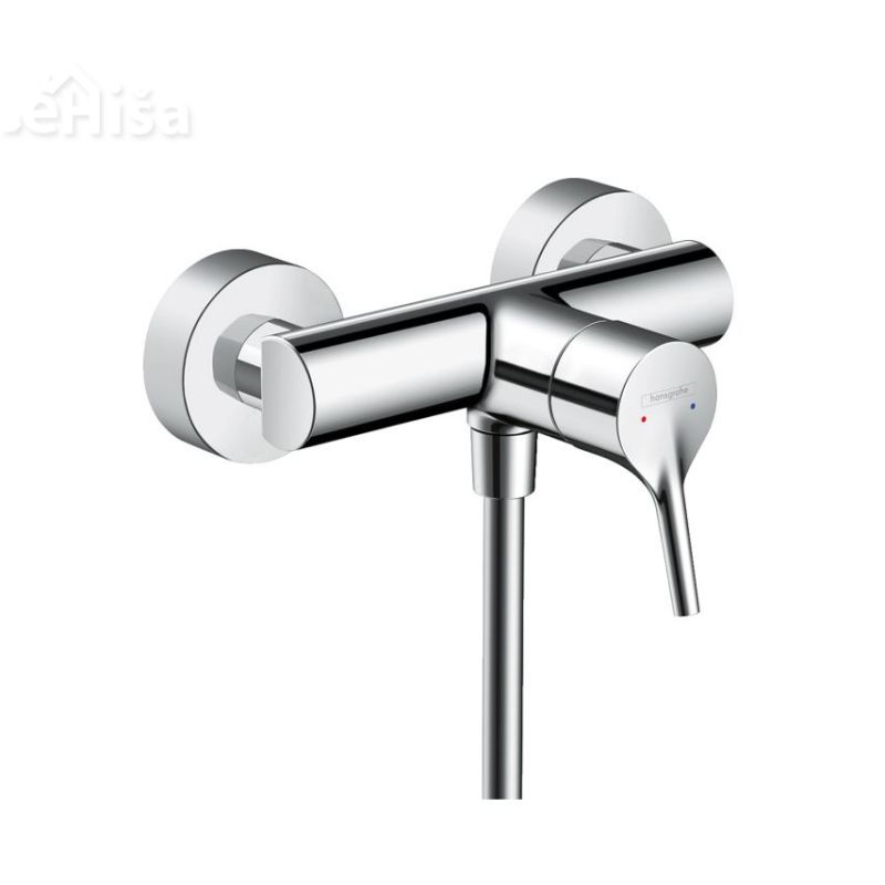 Stenska enoročna armatura za tuš Talis S krom HANSGROHE 72600000
