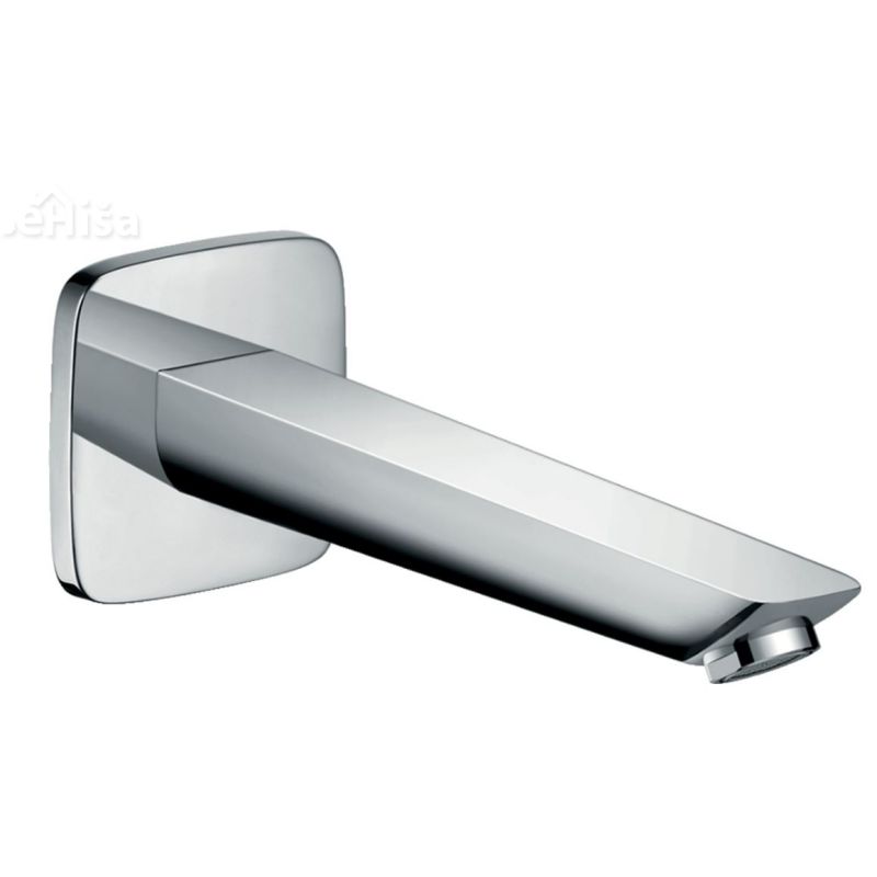 Stenski izliv za kopalno kad Logis 19,5 cm krom HANSGROHE 71410000

