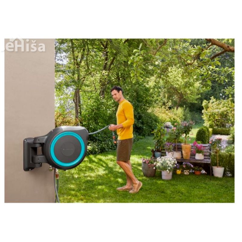 Stenski nosilec za cev RollUp L 30 m GARDENA 18625-20
