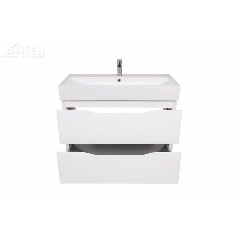 Talna omarica z umivalnikom Venice 100 cm bela AQUA RODOS