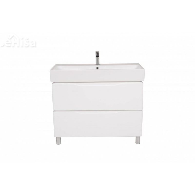 Talna omarica z umivalnikom Venice 100 cm bela AQUA RODOS