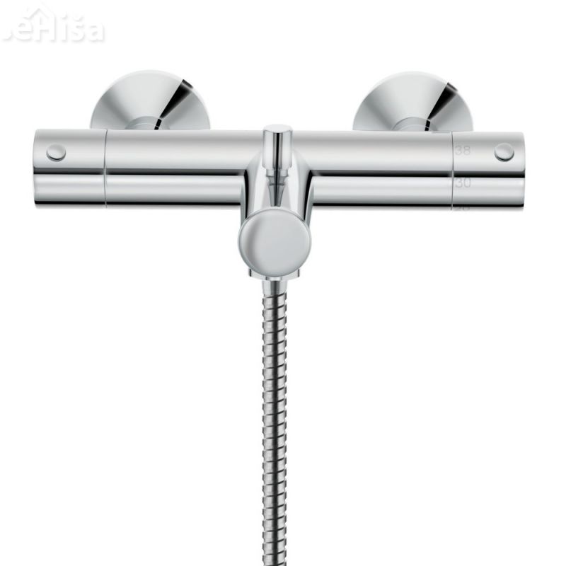 Termostatska enoročna armatura za kopalno kad Fresh t30 komplet UNITAS 00336
