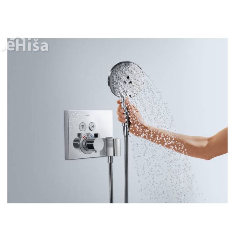 Termostatska pokrivna plošča SHOWERSELECT krom 2 fukciji HANSGROHE 15765000
