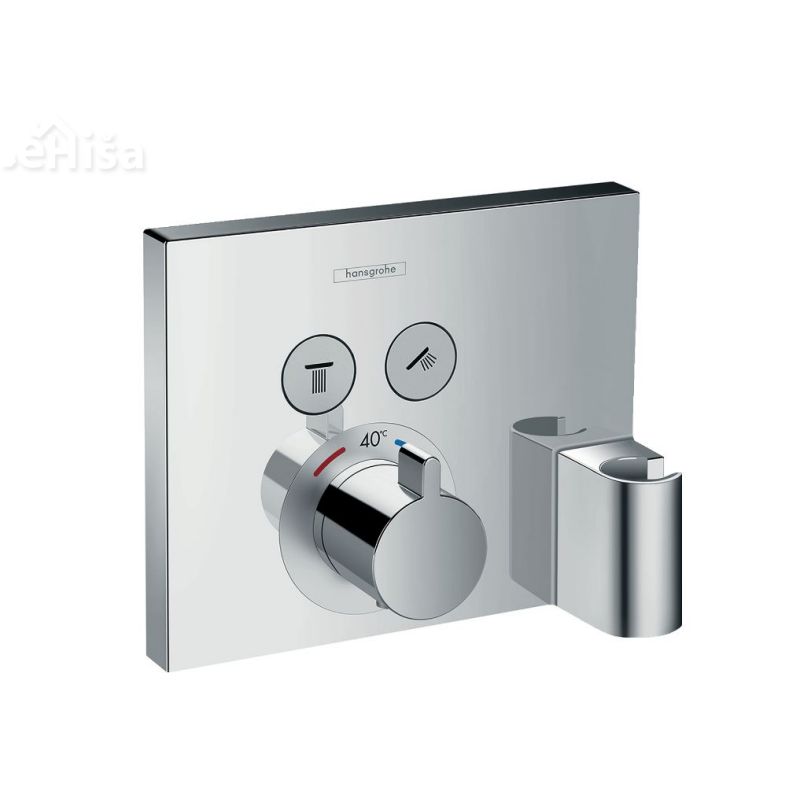 Termostatska pokrivna plošča SHOWERSELECT krom 2 fukciji HANSGROHE 15765000

