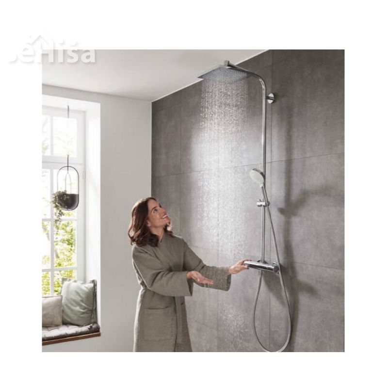 Termostatski tuš set z nadglavno prho Crometta E 240 krom HANSGROHE 27271000
