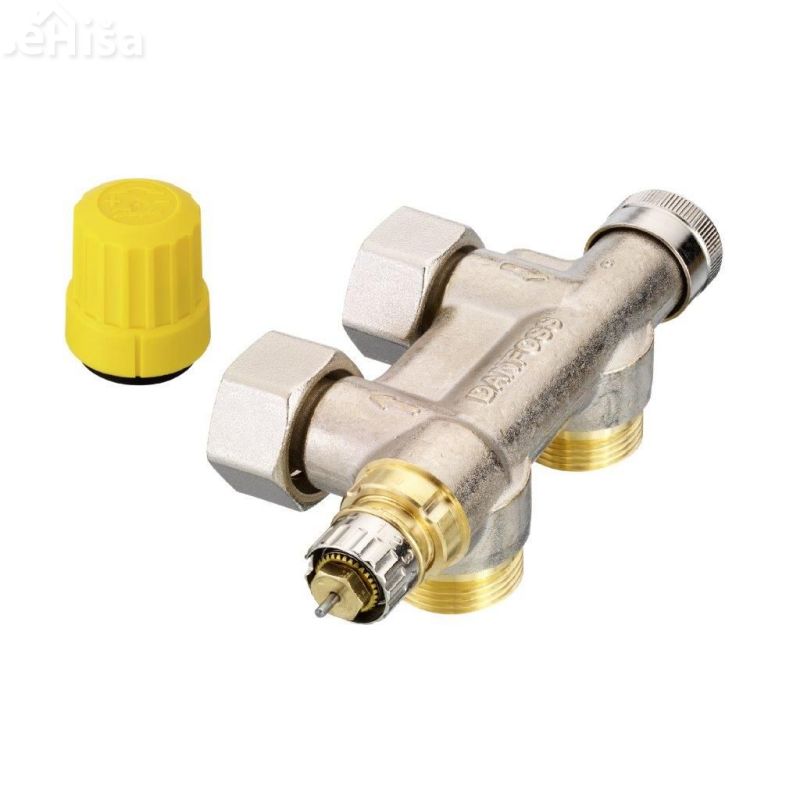 Termostatski ventil za kopalniške in univerzalne radiatorje VHS kotni 1/2 DANSFOSS 013G4741
