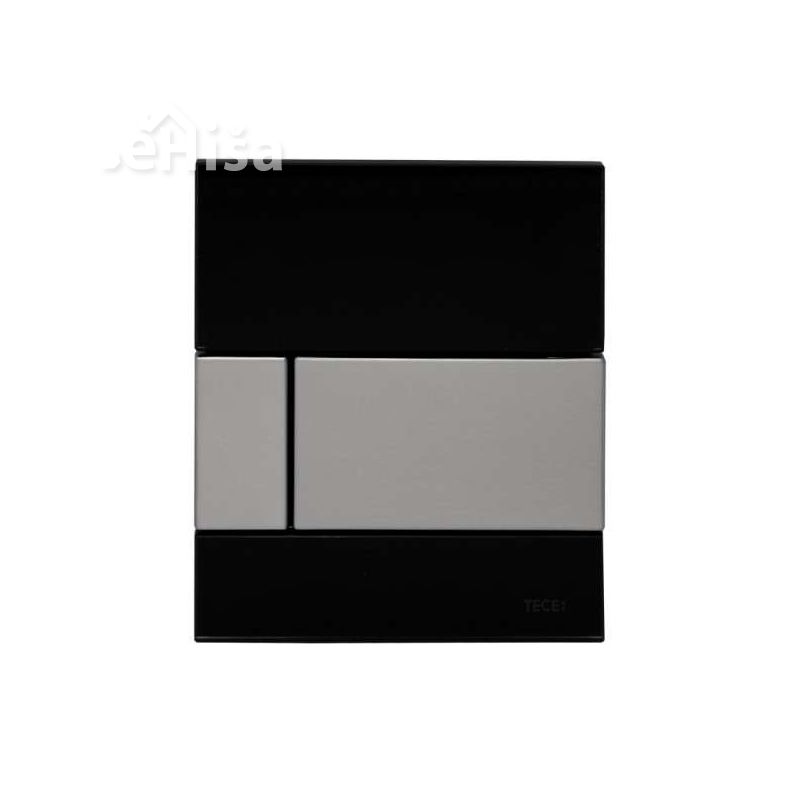 Tipka za splakovanje pisoarja Square črna-mat TECE 9242806
