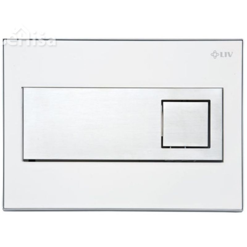 Tipka za splakovanje Ruby bela pleksi LIV 73730
