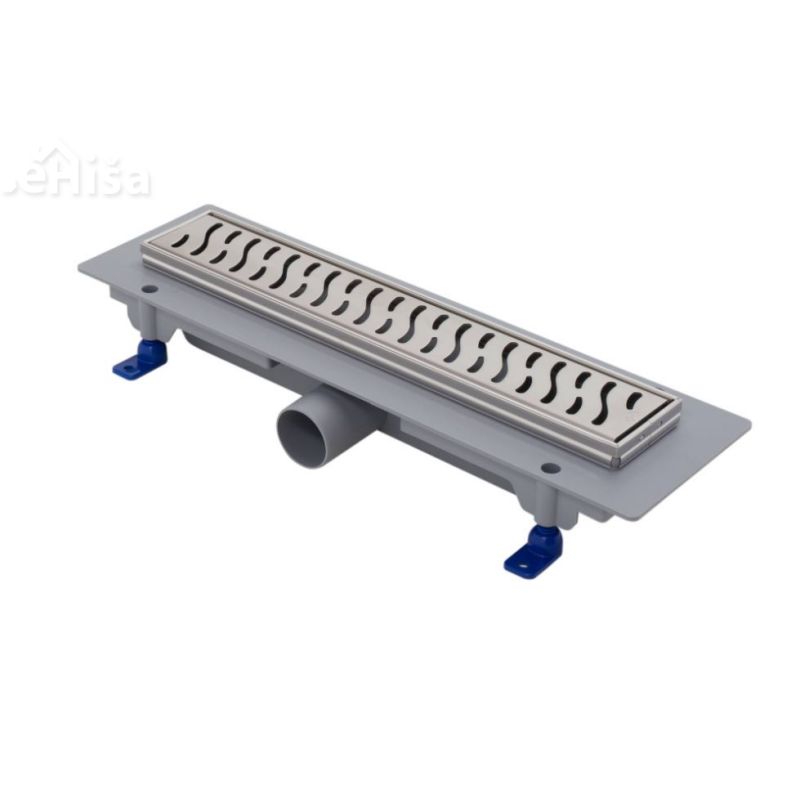 Tuš kanaleta iz nerjavnega jekla z rešetko VIBE 650 mm LIV 674752
