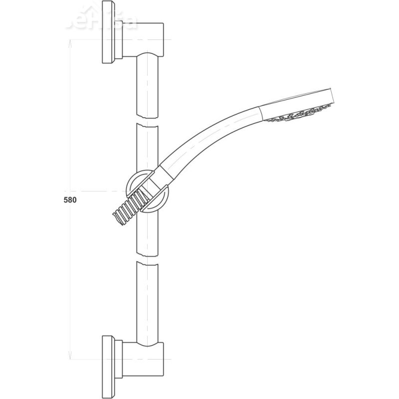 Tuš komplet Infinity a05 UNITAS 12460
