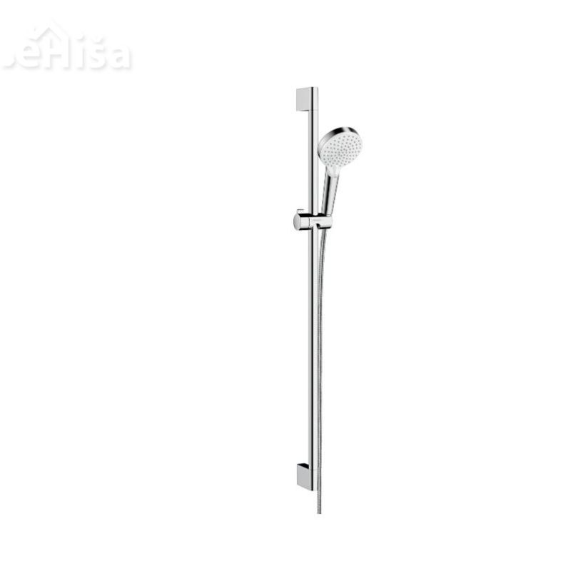 Tuš komplet z ročko in nosilcem Croma 100 90 cm bela-krom HANSGROHE 27813400
