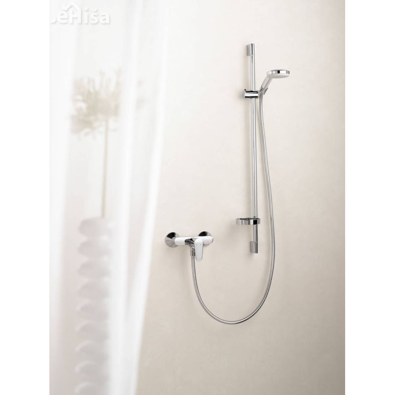 Tuš komplet z ročko in nosilcem Croma 100 brez armature krom HANSGROHE 27774000
