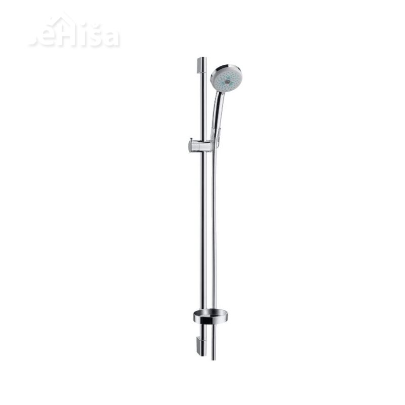Tuš komplet z ročko in nosilcem Croma 100 brez armature krom HANSGROHE 27774000
