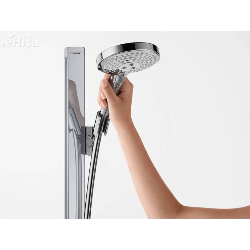 Tuš komplet z ročko in nosilcem Raindance Select S 90 cm brez armature krom HANSGROHE 27648000
