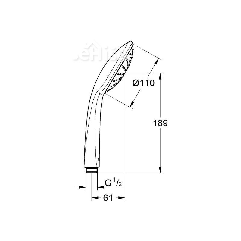 Tuš ročka Euphoria 110 mono GROHE 27265000
