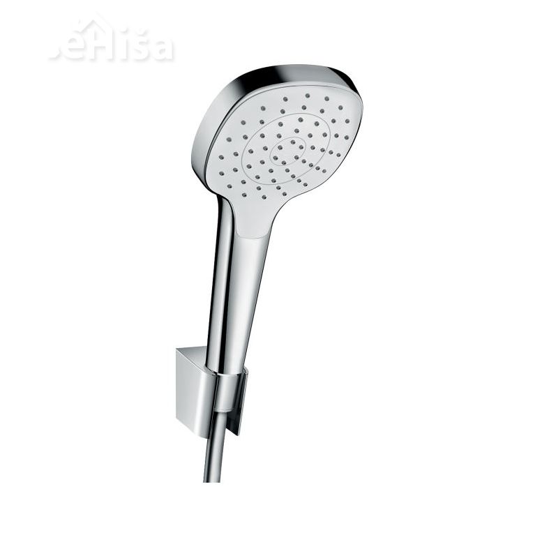 Tuš ročka Raindance Croma Select E s tuš cevjo 160 cm bela-krom HANSGROHE 26412400
