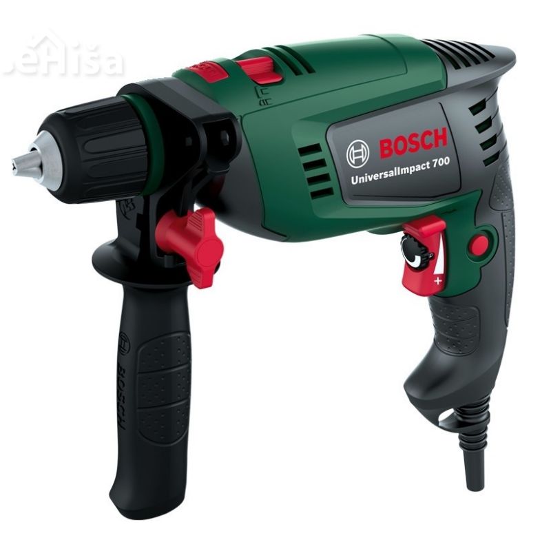 Udarni vrtalnik UniversalImpact 700 701W z kovčkom BOSCH 0603131020
