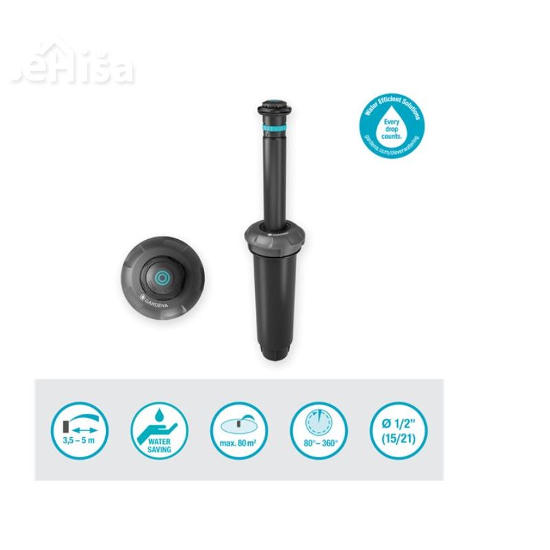 Ugrezni zalivalnik MD80 Sprinklersystem GARDENA 8232-20
