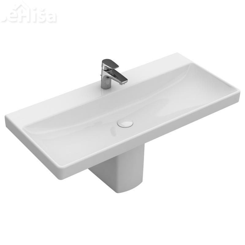 Umivalnik brez preliva AVENTO 100x47 cm white alpin VILLEROY & BOCH
