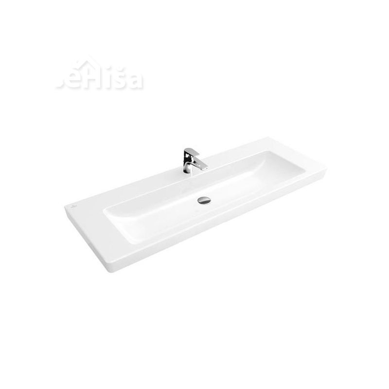Umivalnik brez preliva SUBWAY 2.0 VANITY 130x47 cm white alpin VILLEROY & BOCH
