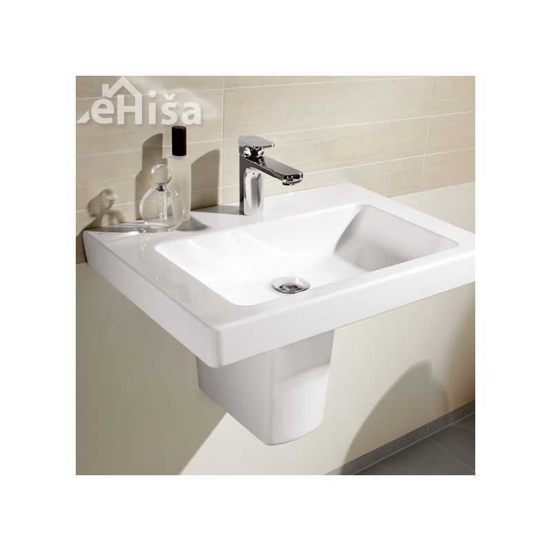 Umivalnik brez preliva SUBWAY 2.0 VANITY 65x47 cm white alpin VILLEROY & BOCH