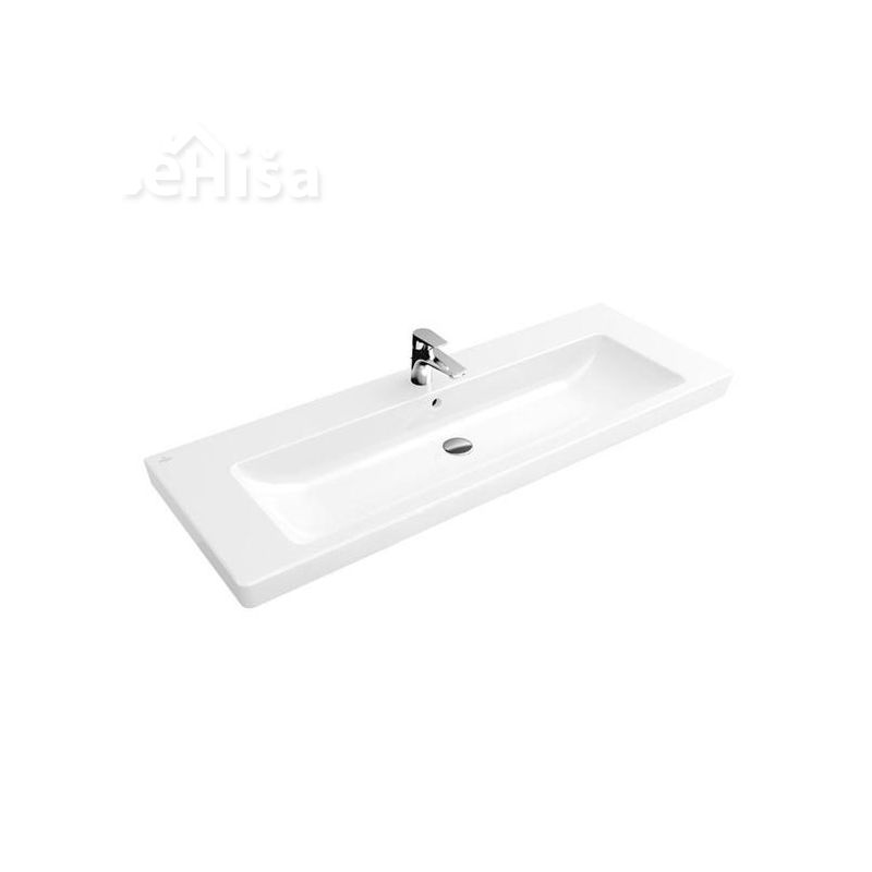 Umivalnik SUBWAY 2.0 VANITY 130x47 cm white alpin VILLEROY & BOCH
