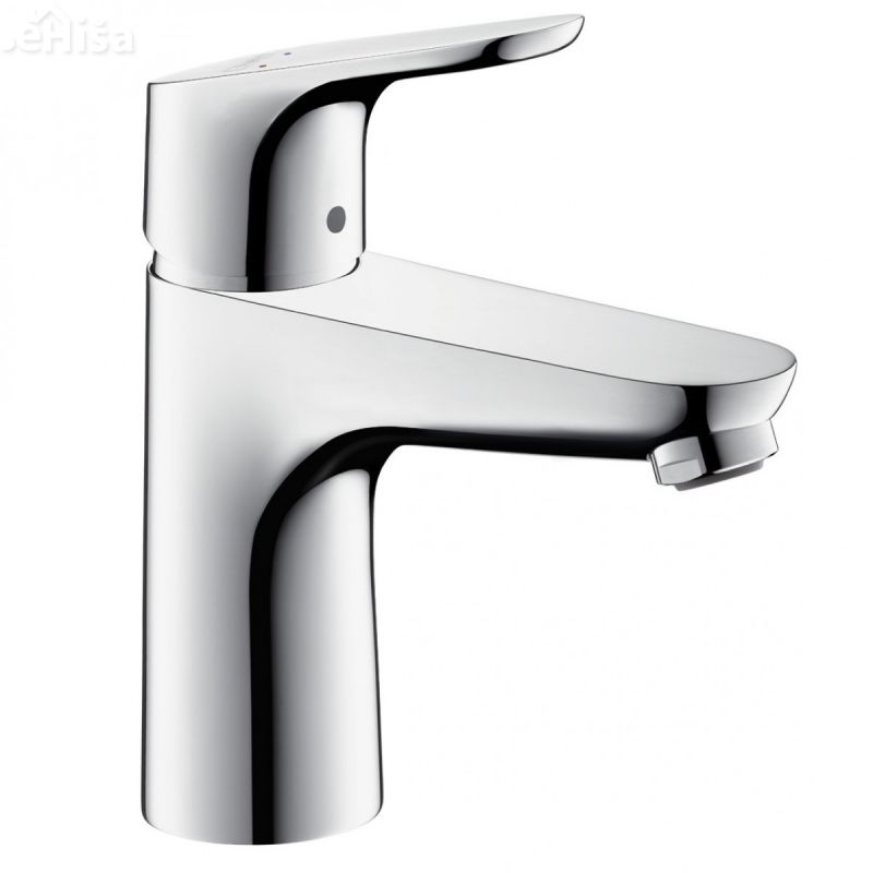 Umivalniška enoročna armatura Focus 100 brez zgornjega dela sifona krom HANSGROHE 31513000