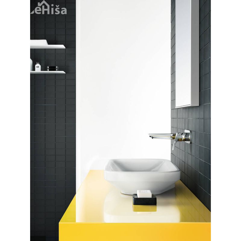 Umivalniška nadometna stenska armatura Logis S 19,5 cm krom HANSGROHE 71220000
