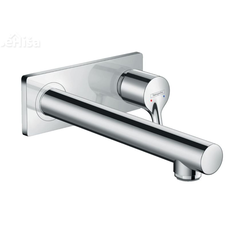 Umivalniška nadometna stenska armatura Talis S 22,5 cm krom HANSGROHE 72111000
