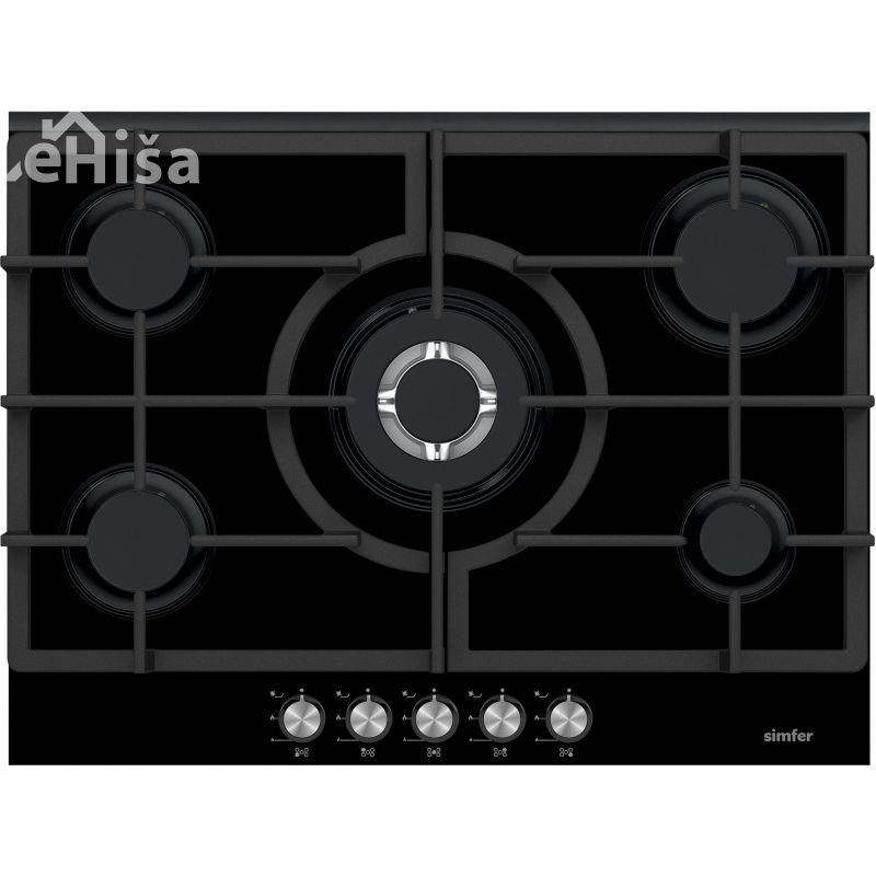 Vgradna kuhalna plošča na plin SIMFER 7501 HGSSP