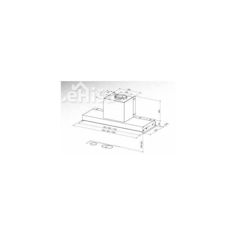 Vgradna kuhinjska napa IN-NOVA SMART X A90 FABER 7612985606509