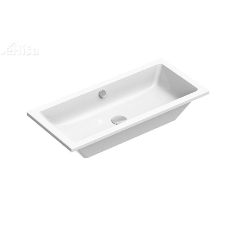 Vgradni pravokotni umivalnik New zero 80x37 CATALANO 18037ZE00
