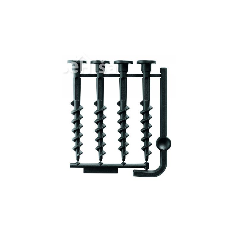 Vijaki in šestrobi ključ za polnilno postajo za robotske kosilnice Indego 4 kos BOSCH F016800468