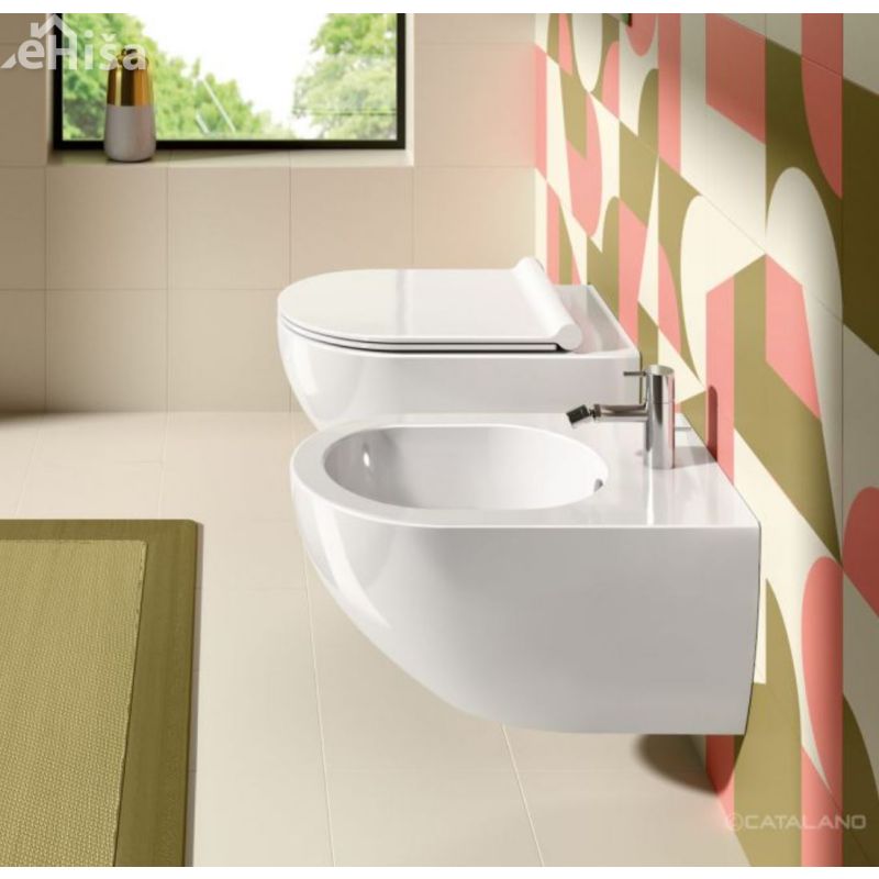 Viseča brezrobna WC školjka Sfera Newflush 50x35 CATALANO 1VSS50R00
