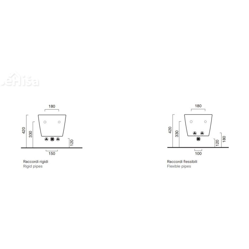 Viseči bide ZERO 50x35 CATALNO 1BSV50N00
