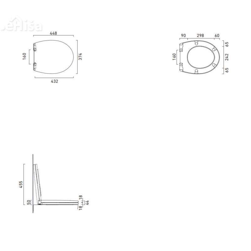 WC deska z počasnim zapiranjem CATALANO 5NLV5STF00
