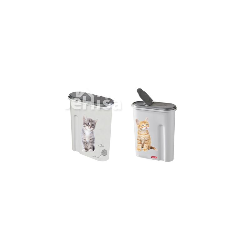 Zaboj za hrano za živali PETLIFE 1,5 kg muca CURVER 3903-P82