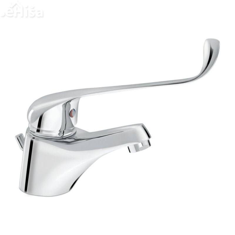 Zdravniška enoročna armatura za umivalnik Simpaty s51 z kotnimi ventili UNITAS 00037
