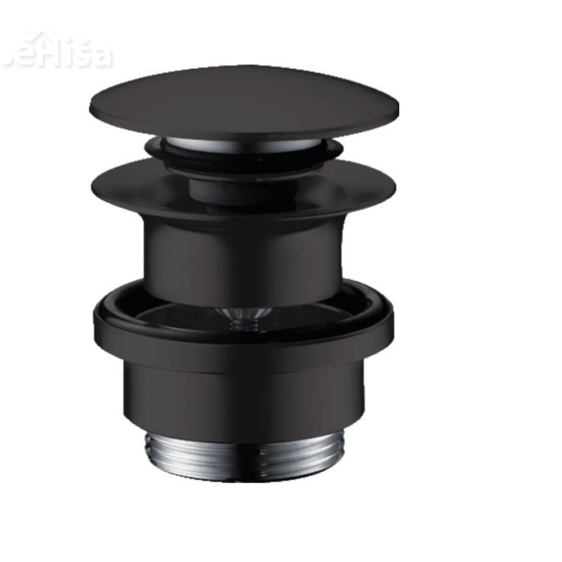 Zgornji del sifona klik-klak črna mat HANSGROHE 50100670
