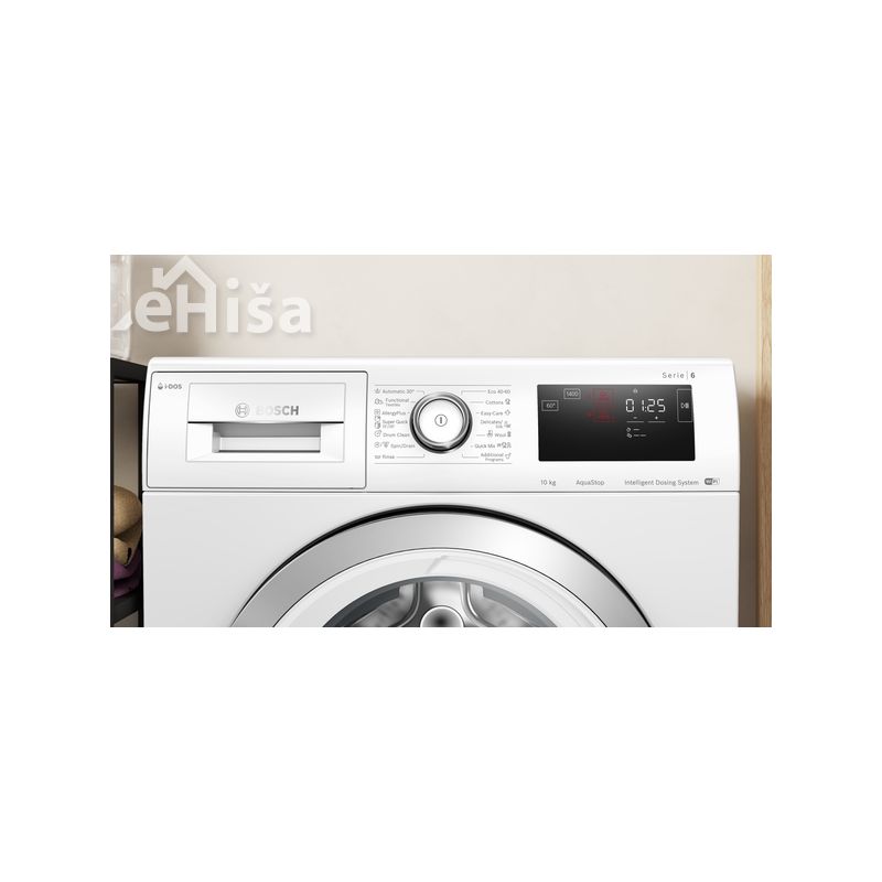 Pralni stroj 10 kg s polnjenjem spredaj BOSCH WAL28PH2BY
