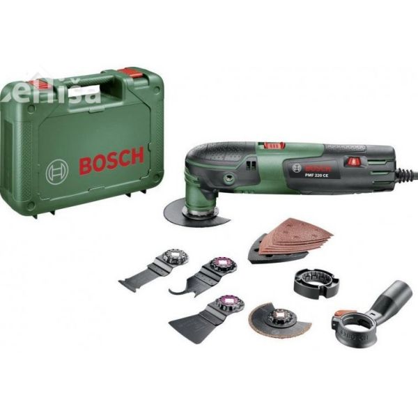 Večnamenski rezalnik PMF 220 CE Set BOSCH 0603102021
