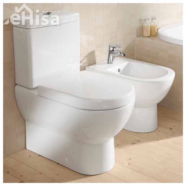 WC deska z mehkim zapiranjem SUBWAY white alpin VILLEROY & BOCH 9M55S101
