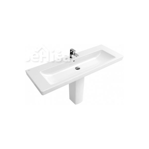 Umivalnik z luknjo in prelivomSubway 2.0 Vanity VILLEROY & BOCH 7176D001