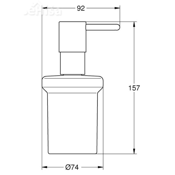 Dozirnik za tekoče milo Essentials GROHE 40394001
