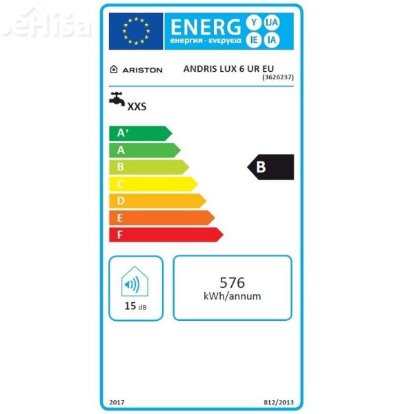 Električni grelnik vode Andris Lux 6 UR ARISTON 3626237
