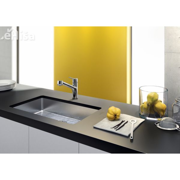 Enoročna izvlečna kuhinjska armatura Talus S 170 krom HANSGROHE 32841000
