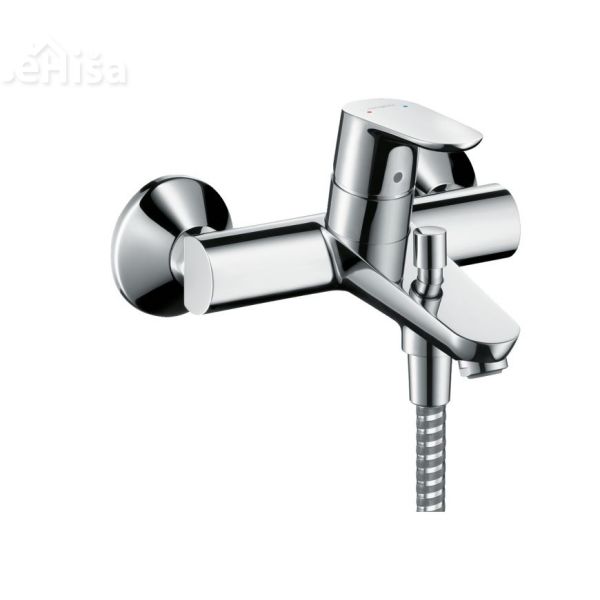 Enoročna stenska armatura za kopalno kad Focus krom HANSGROHE 31940000
