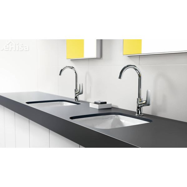 Enoročna umivalniška armatura Logis 210 vrtljiva krom HANSGROHE 71130000
