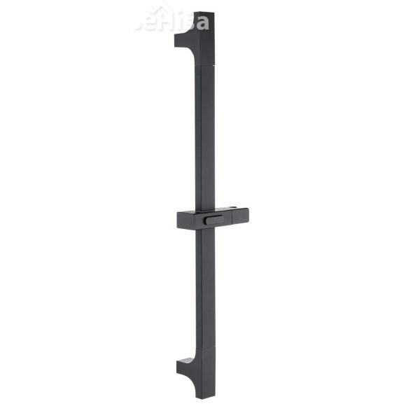 Konzola za tuš ročko SQ črna 60 cm UNITAS 12659B
