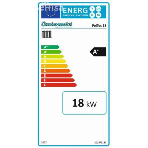 Kotel na pelete PelTec 18 CENTROMETAL 18 kW
